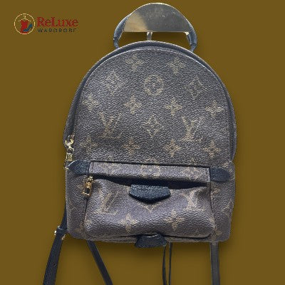 Louis Vuitton Brown Monogram Reverse Canvas Palm Springs Mini Backpack