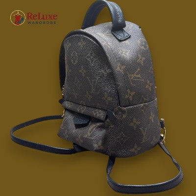Louis Vuitton Brown Monogram Reverse Canvas Palm Springs Mini Backpack