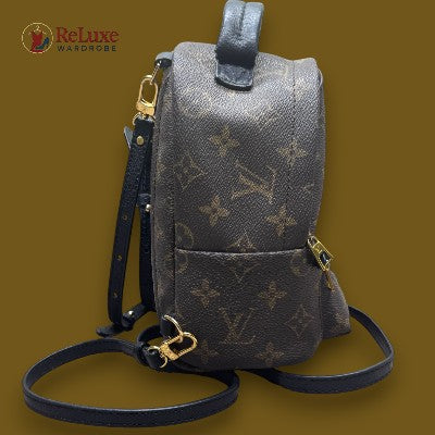 Louis Vuitton Brown Monogram Reverse Canvas Palm Springs Mini Backpack