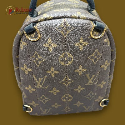 Louis Vuitton Brown Monogram Reverse Canvas Palm Springs Mini Backpack