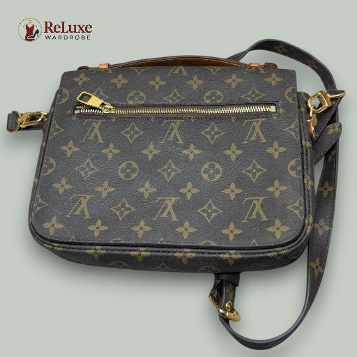 Louis Vuitton Metis Brown Monogram Canvas Satchel