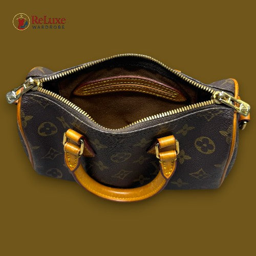 Louis Vuitton Brown Monogram Speedy 20