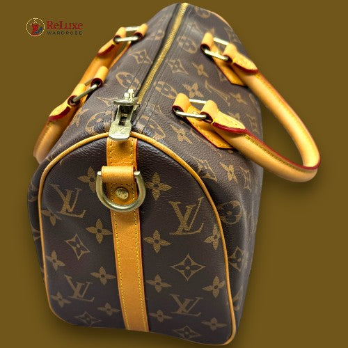 Louis Vuitton Brown Monogram Speedy 25
