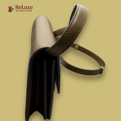 Céline Celine Brown Teen Classic Box Dark brown