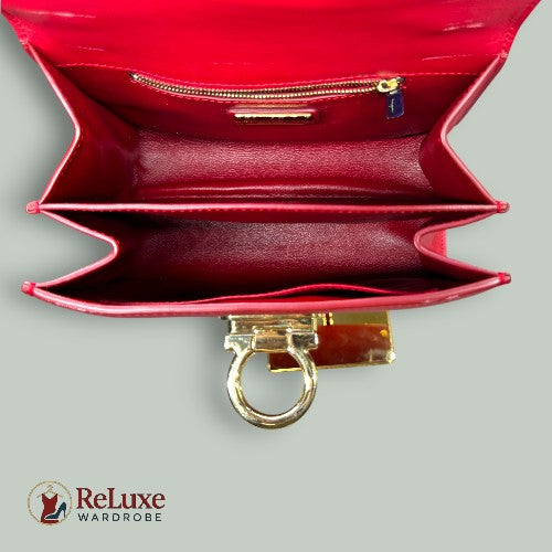 Salvatore Ferragamo Iconic Top Handle leather handbag