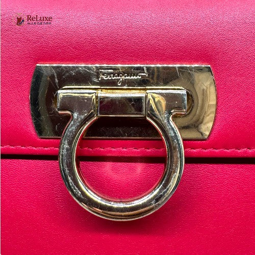 Salvatore Ferragamo Iconic Top Handle leather handbag