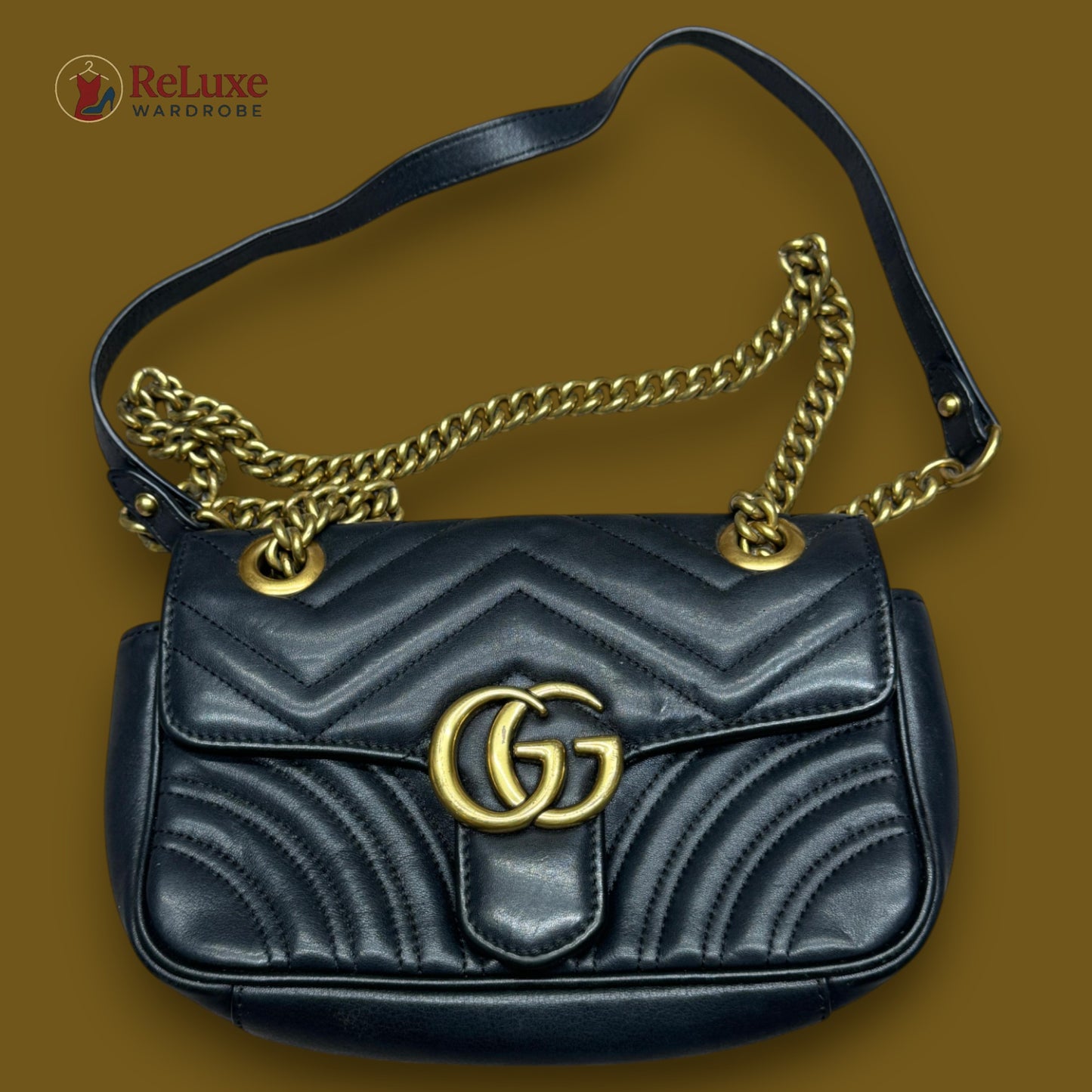 Gucci Small GG Marmont Shoulder Bag