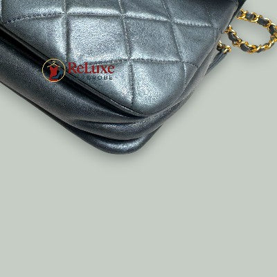Chanel Black Quilted Leather - Small Handle Bag