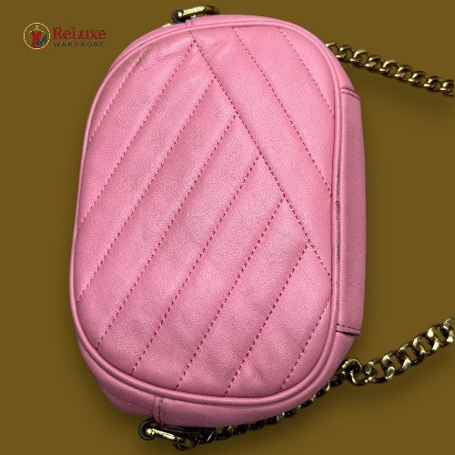 Tory Burch Pink Leather Crossbody Bag