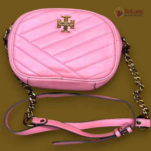 Tory Burch Pink Leather Crossbody Bag