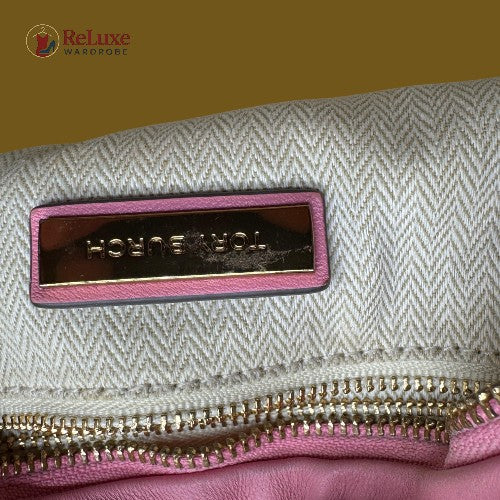 Tory Burch Pink Leather Crossbody Bag