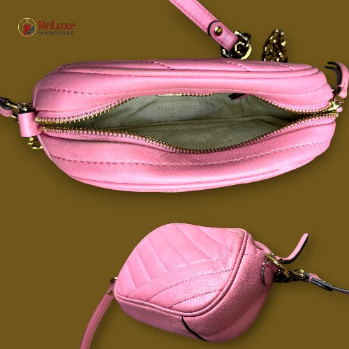Tory Burch Pink Leather Crossbody Bag