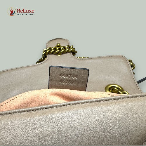 Gucci GG Marmont Flap leather crossbody bag