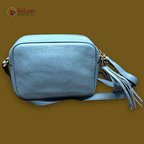 Gucci Aqua Leather Soho Disco Shoulder Bag