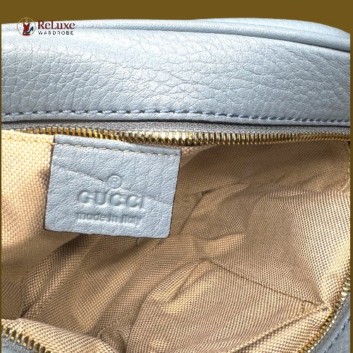 Gucci Aqua Leather Soho Disco Shoulder Bag