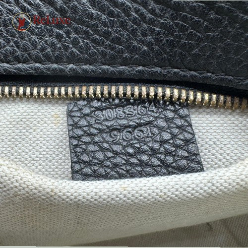 Gucci Black Leather Crossbody Bag