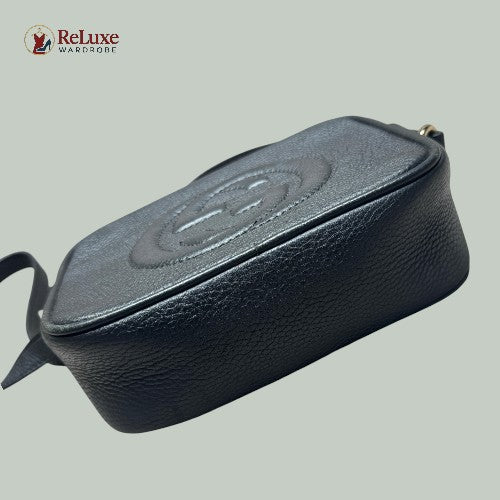 Gucci Black Leather Crossbody Bag
