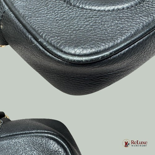 Gucci Black Leather Crossbody Bag