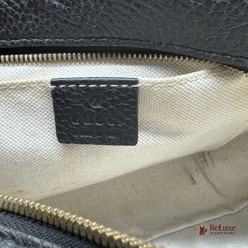 Gucci Black Leather Crossbody Bag