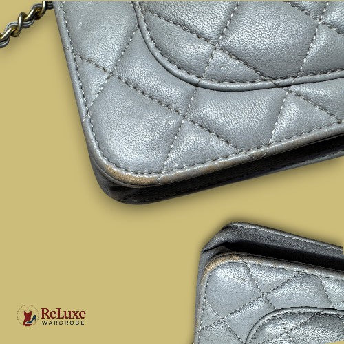 CHANEL Wallet on Chain leather clutch bag