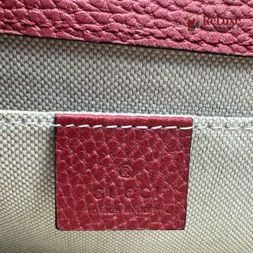 Gucci Leather Medium Dionysus Bamboo Top Handle