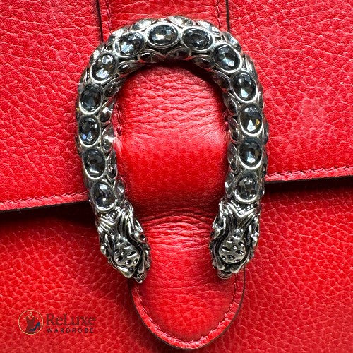 Gucci Leather Medium Dionysus Bamboo Top Handle