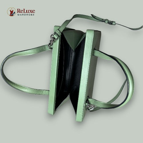 Loewe Calfskin Small Postal Bag Green