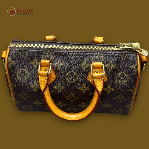 Louis Vuitton Brown Monogram Speedy 20