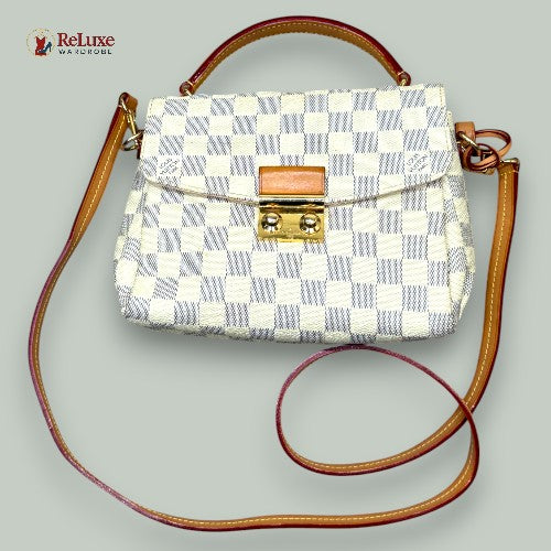Louis Vuitton Damier Azur Canvas Croisette Bag