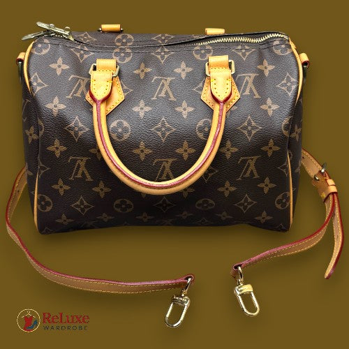 Louis Vuitton Brown Monogram Speedy 25