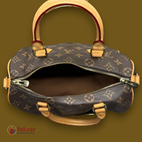 Louis Vuitton Brown Monogram Speedy 25