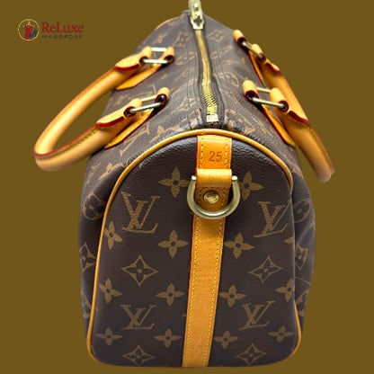 Louis Vuitton Brown Monogram Speedy 25