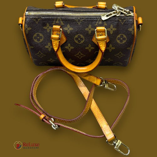 Louis Vuitton Brown Monogram Speedy 20