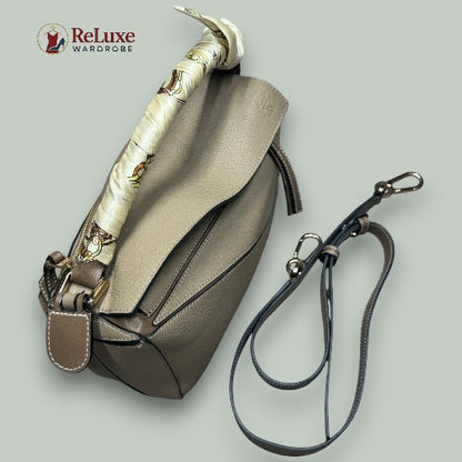 حقيبة يد جلدية من LOEWE Puzzle