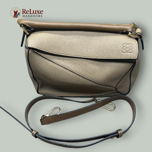 حقيبة يد جلدية من LOEWE Puzzle