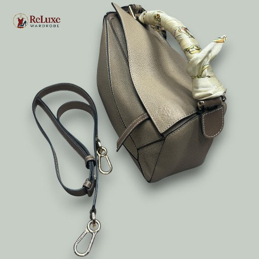 حقيبة يد جلدية من LOEWE Puzzle