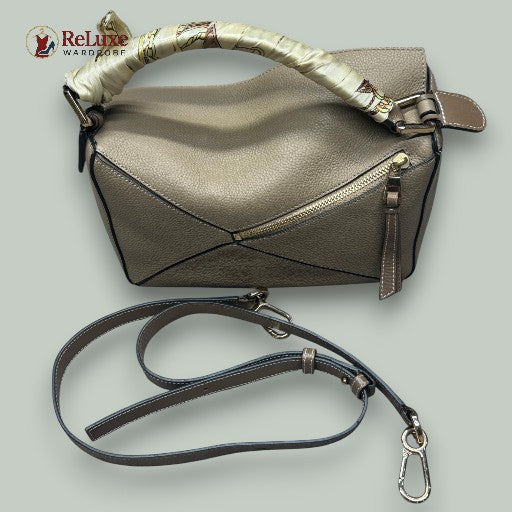 حقيبة يد جلدية من LOEWE Puzzle