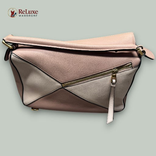 حقيبة يد جلدية من LOEWE Puzzle