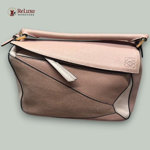 حقيبة يد جلدية من LOEWE Puzzle