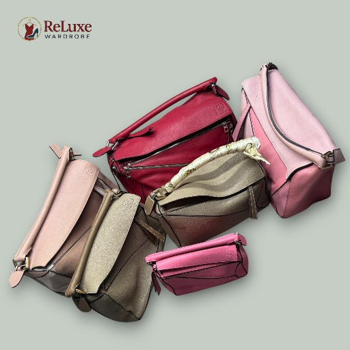 حقيبة يد جلدية من LOEWE Puzzle