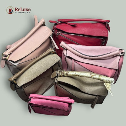 حقيبة يد جلدية من LOEWE Puzzle