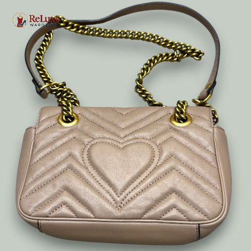 Gucci GG Marmont Flap leather crossbody bag