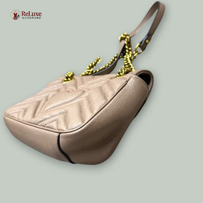 Gucci GG Marmont Flap leather crossbody bag