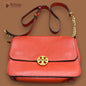 Tory Burch Orange Leather Chelsea Crossbody Bag