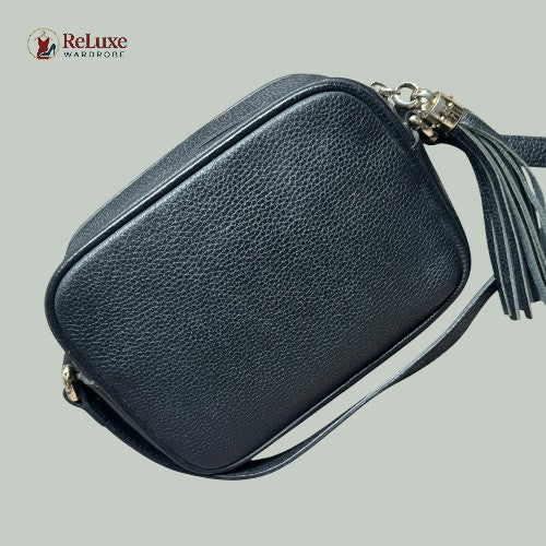 Gucci Black Leather Crossbody Bag