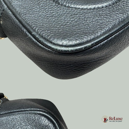 Gucci Black Leather Crossbody Bag