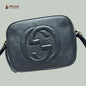 Gucci Black Leather Crossbody Bag