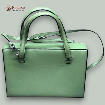 Loewe  Calfskin Small Postal Bag Green