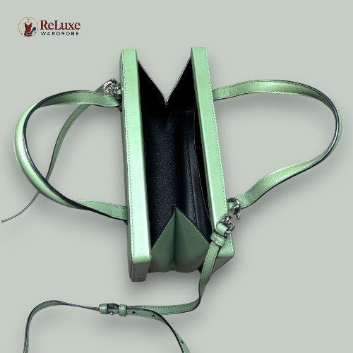 Loewe  Calfskin Small Postal Bag Green