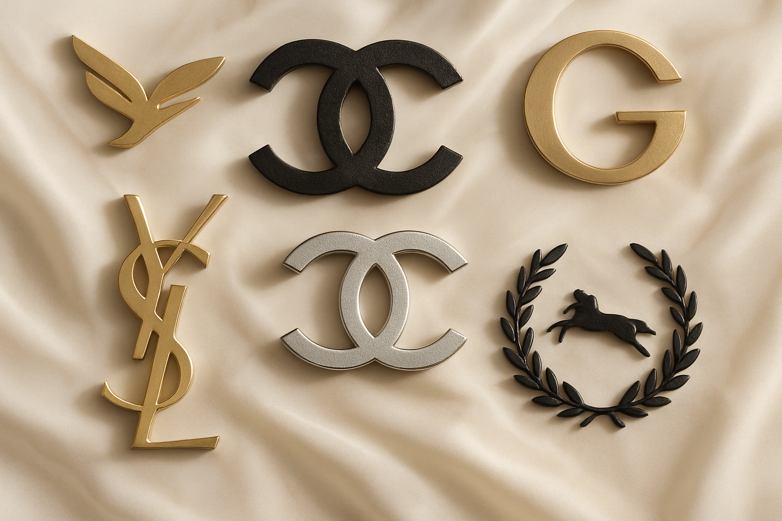 blog post that visually showcases multiple luxury brand logos together